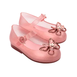 Mini Melissa Mini Sweet Love Fly - Pink Glitter / Rose