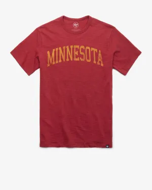 MINNESOTA GOLDEN GOPHERS VINTAGE CLASSIC BLOCK '47 SCRUM TEE