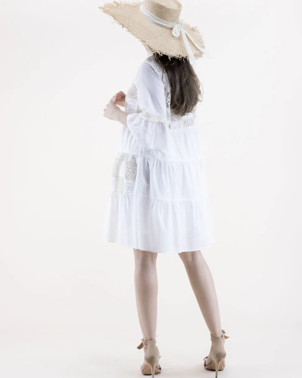 Misha Dress - White