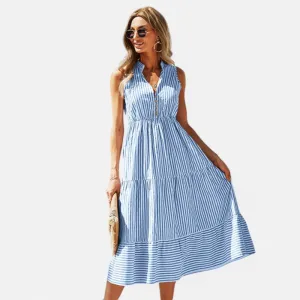 Monacogents | Boho Striped Sundress