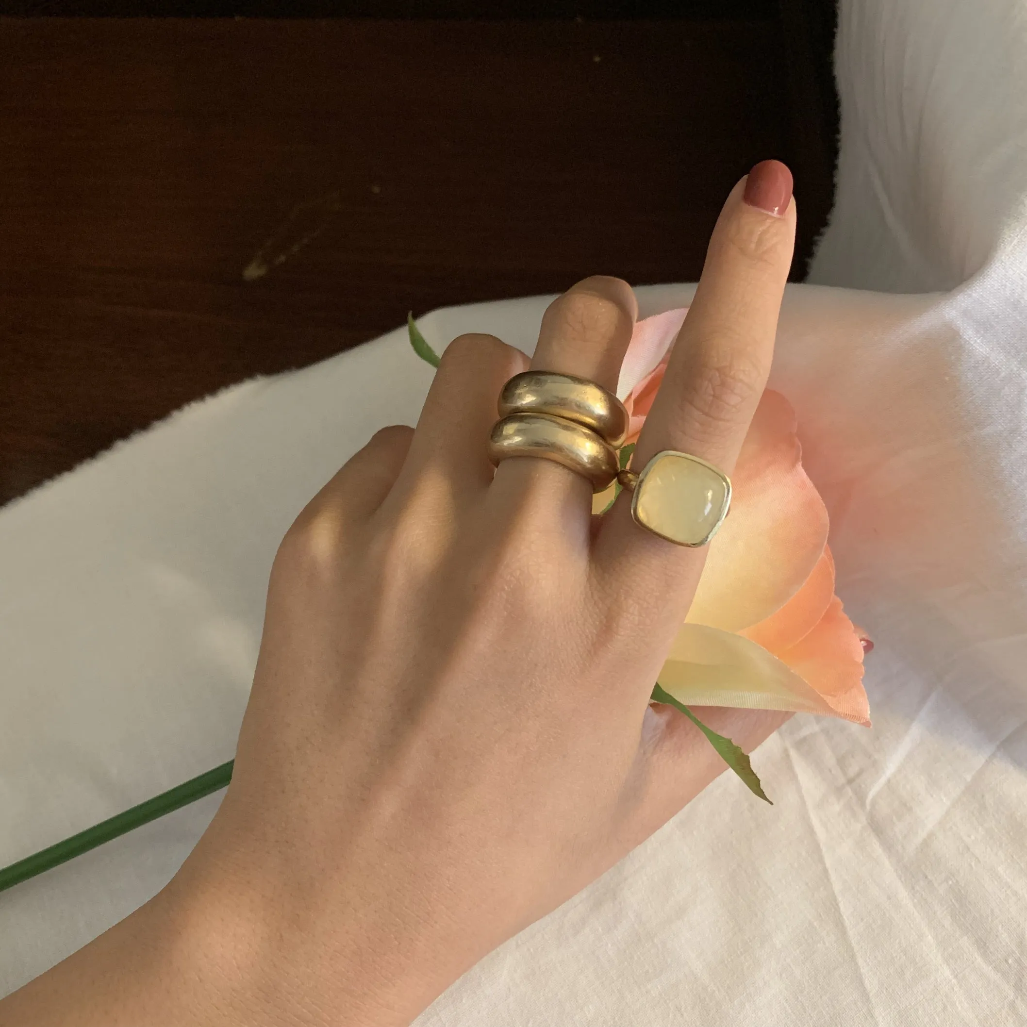 Moon Gemstone Ring