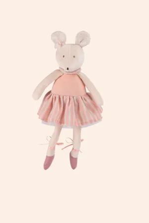 Moulin Roty - La Petite Ecole de Danse - Pink Mouse Doll