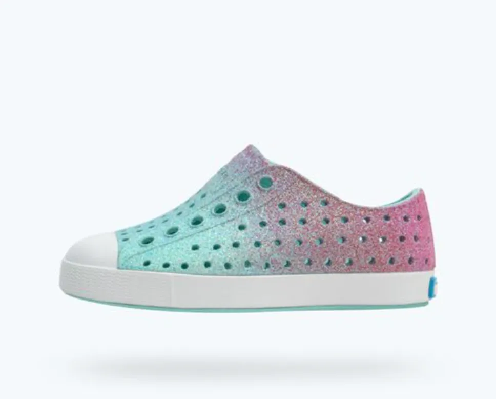 Native Jefferson Bling Kids Shoes Hollywood Hydrangea