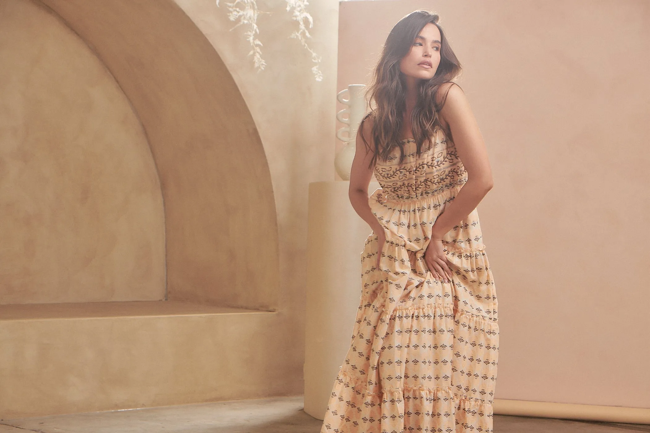 Nectar Print Peppa Maxi Dress