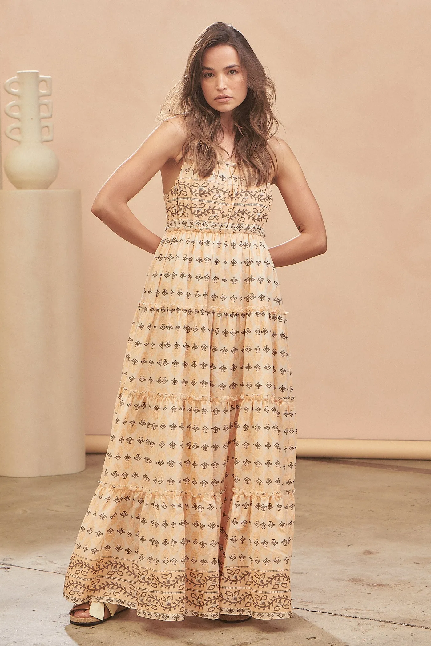 Nectar Print Peppa Maxi Dress