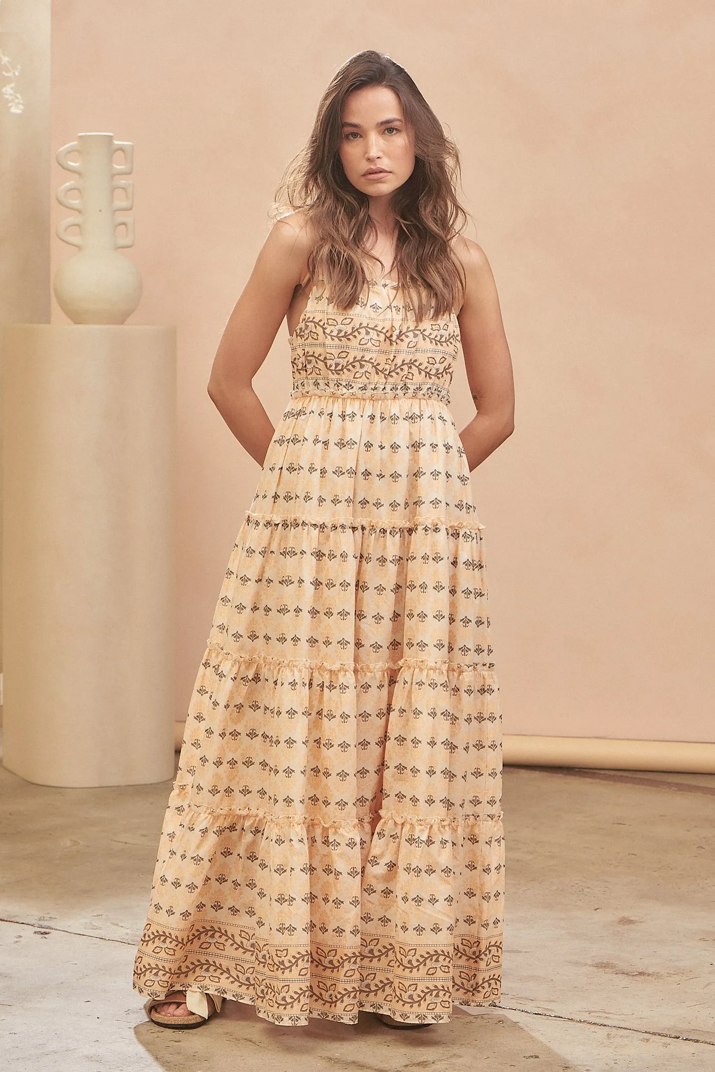 Nectar Print Peppa Maxi Dress