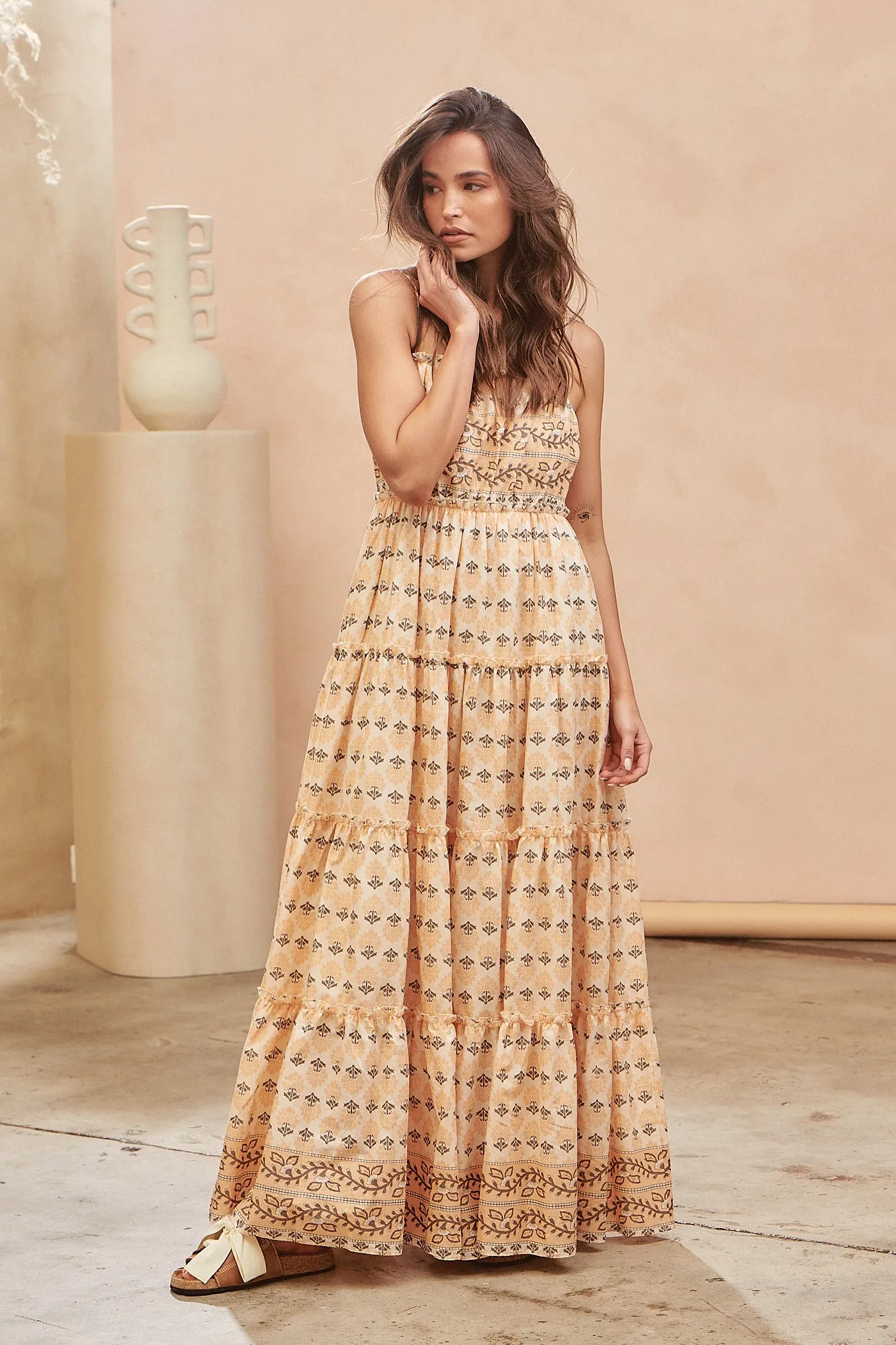 Nectar Print Peppa Maxi Dress