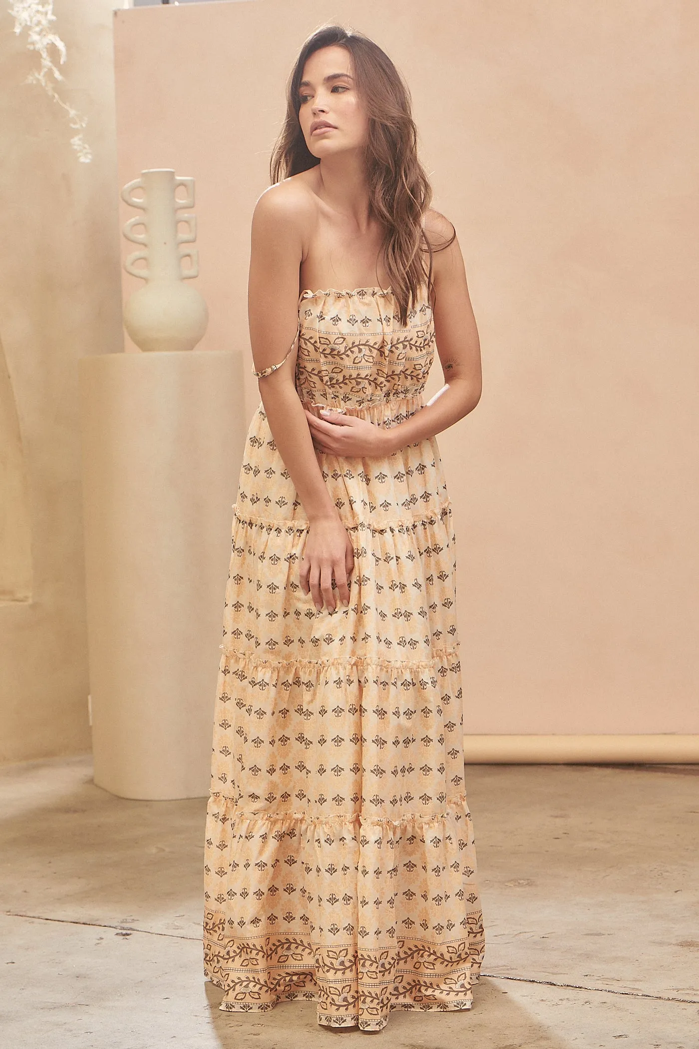 Nectar Print Peppa Maxi Dress