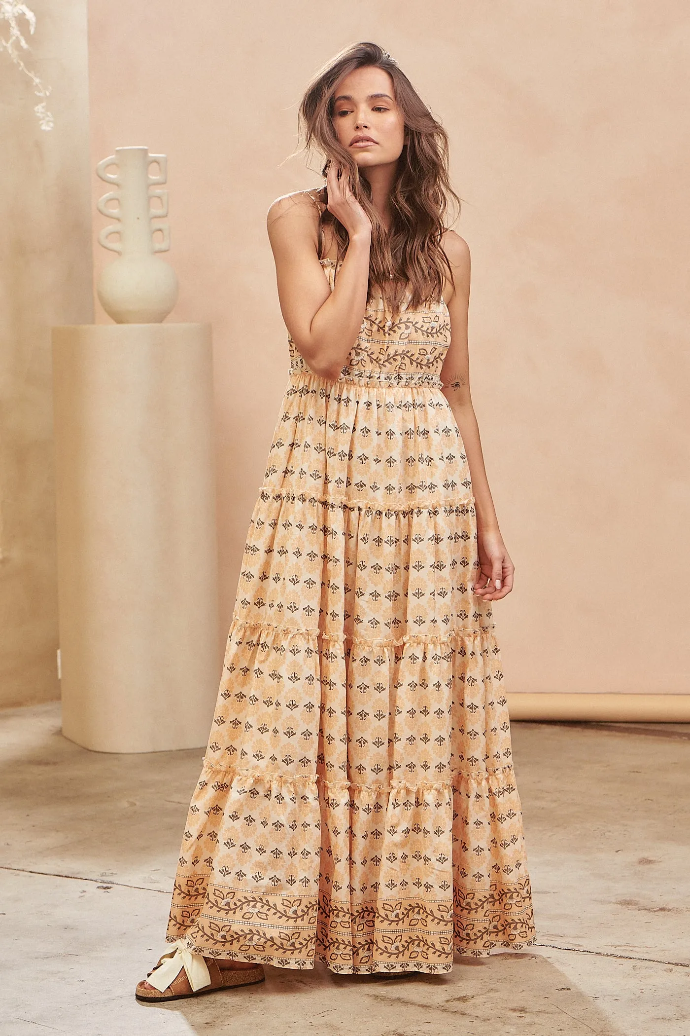Nectar Print Peppa Maxi Dress