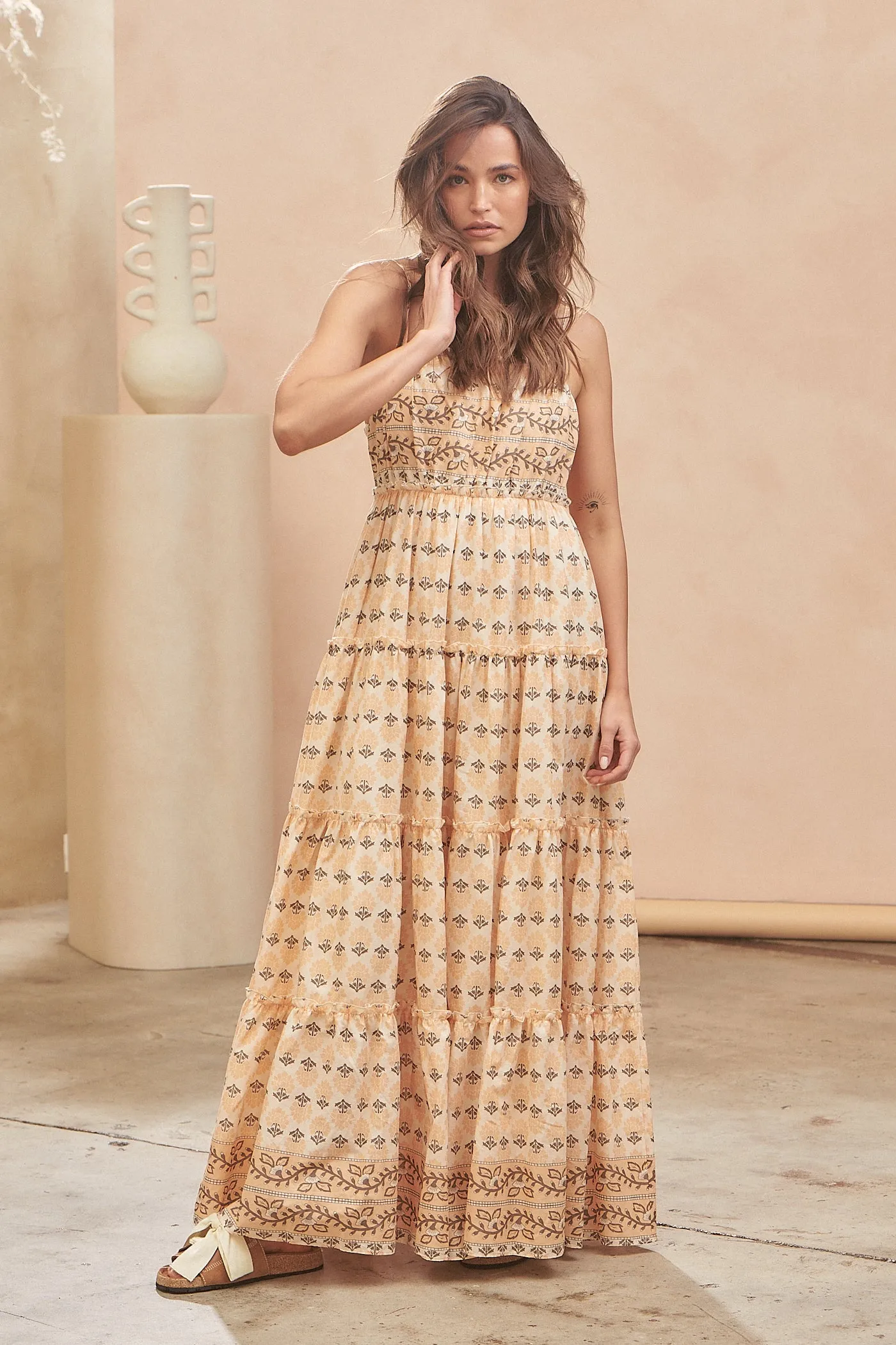 Nectar Print Peppa Maxi Dress