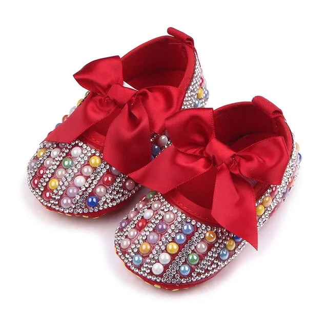 Newborn Baby and Toddlers Rainbow Sequins Shoes
