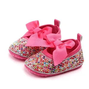 Newborn Baby and Toddlers Rainbow Sequins Shoes
