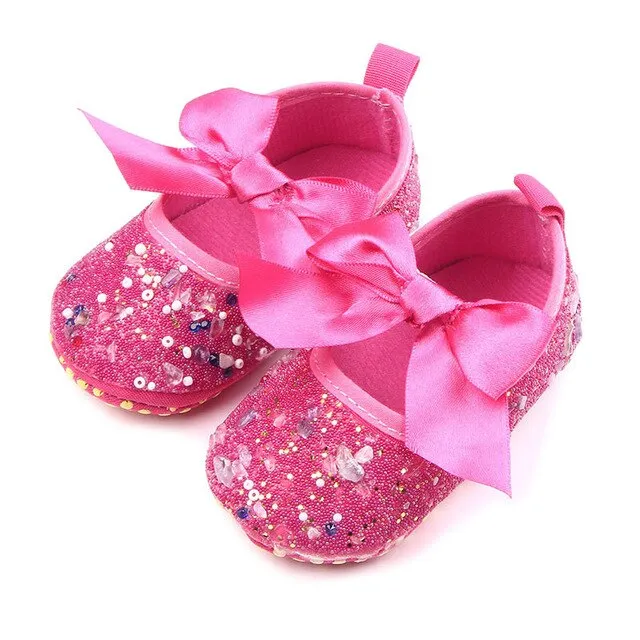 Newborn Baby and Toddlers Rainbow Sequins Shoes