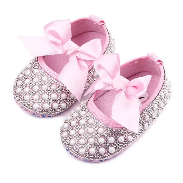 Newborn Baby and Toddlers Rainbow Sequins Shoes