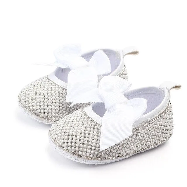 Newborn Baby and Toddlers Rainbow Sequins Shoes