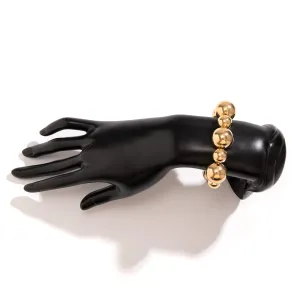 Newly Chunky Two Tone Ball Chain Bracelet