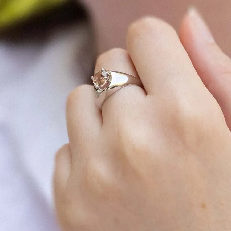 Noel Morganite Ring