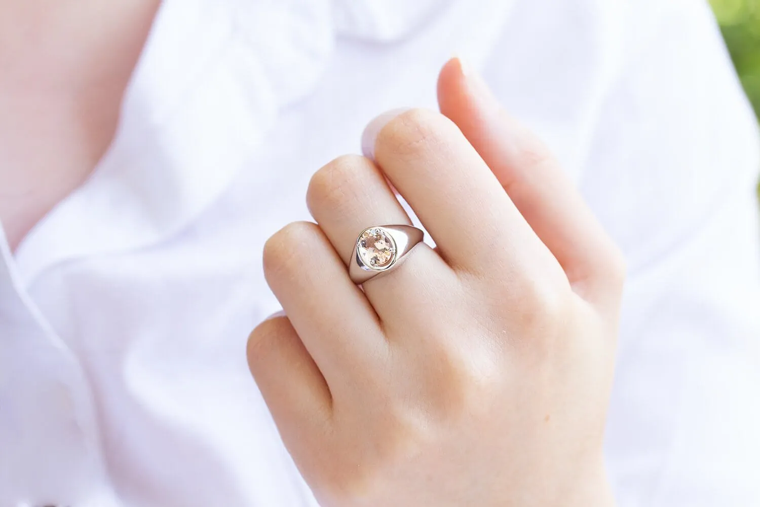 Noel Morganite Ring