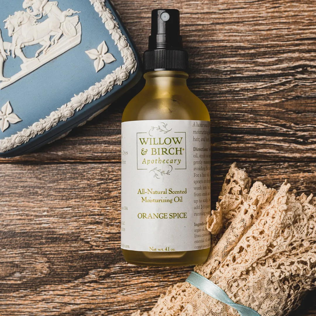 Orange Spice Moisturizer Body Oil, Hair Oil & Bath Oil
