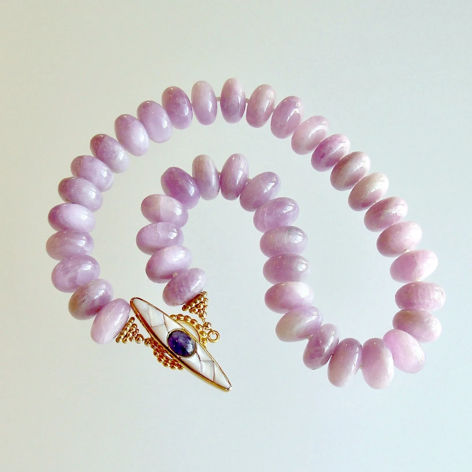 Orchid Kunzite Choker Necklace - Orianne IV Necklace