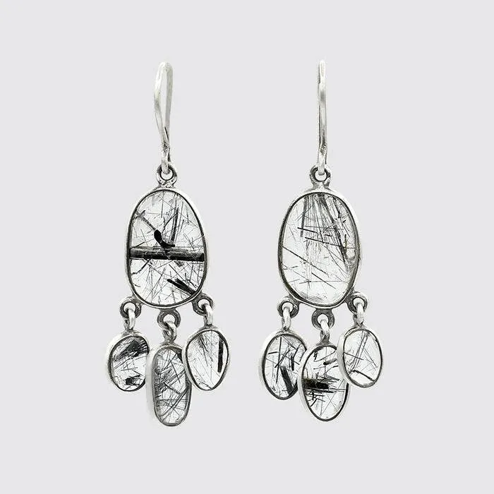 Organic Tourmalinated Quartz Drops