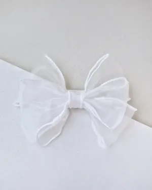 Organza Layered Hair Bow or Shoe Clip