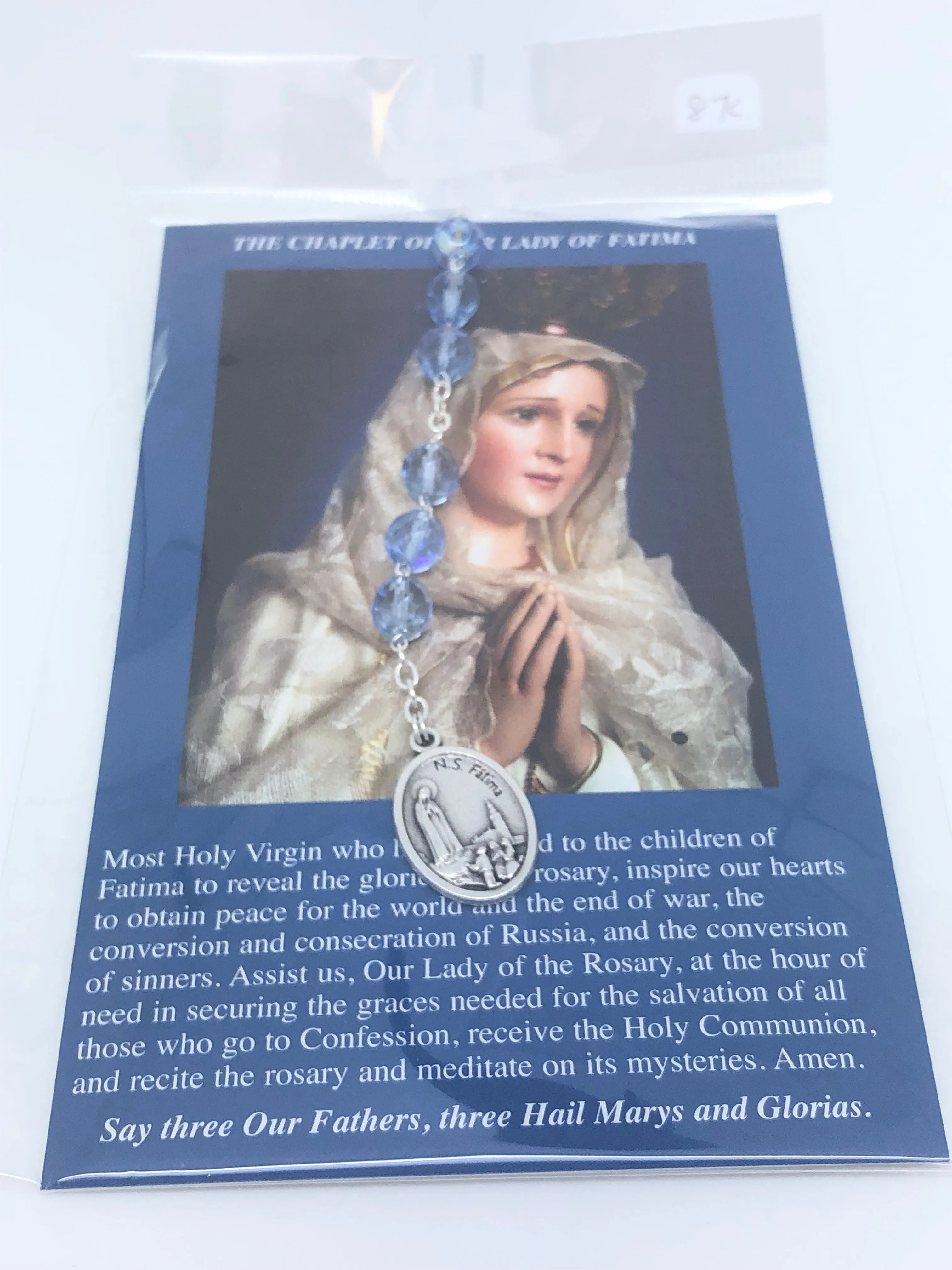 Our Lady of Fatima Chaplet Beads
