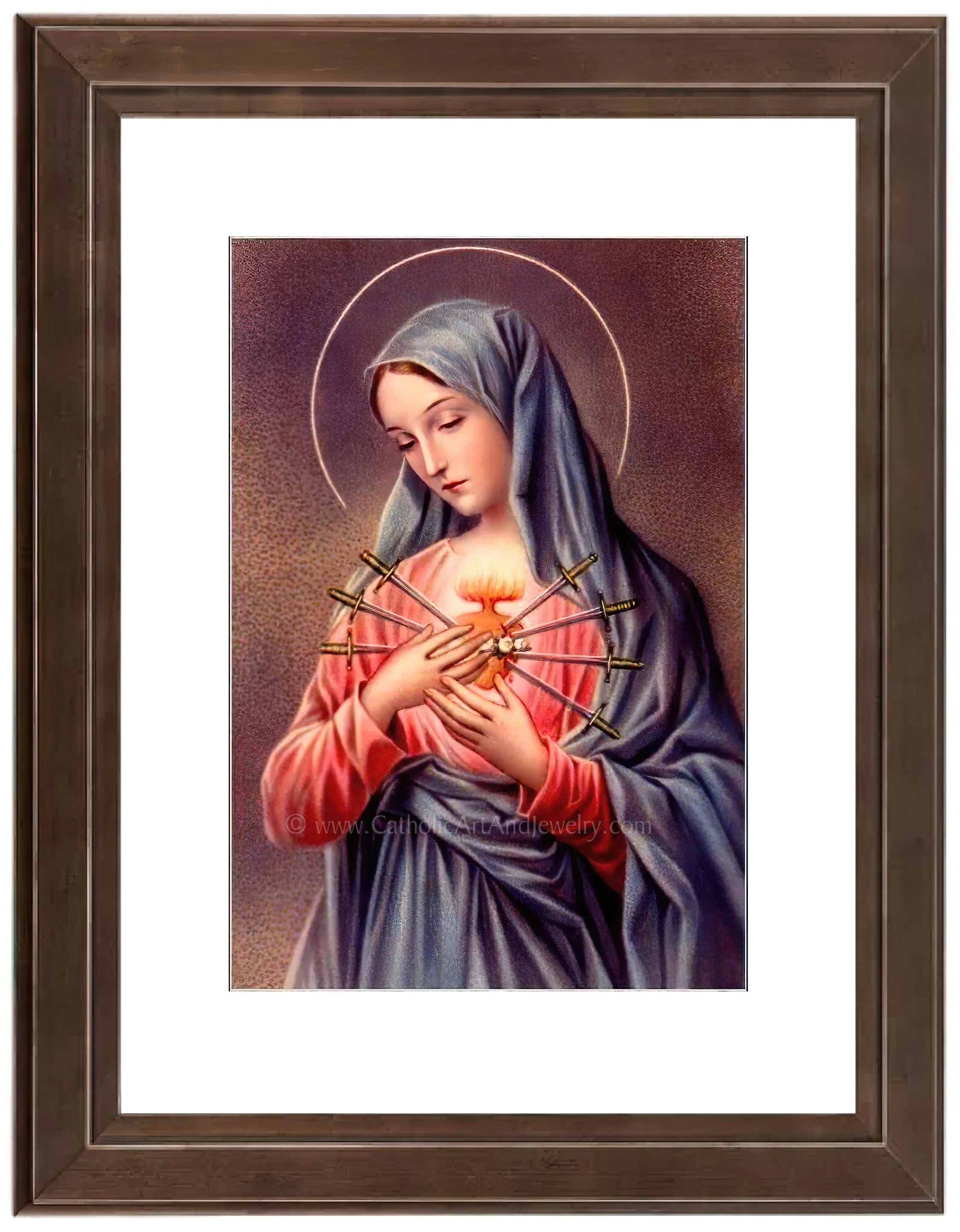 Our Lady of Sorrows – Traditional Catholic Art Print – Archival Quality