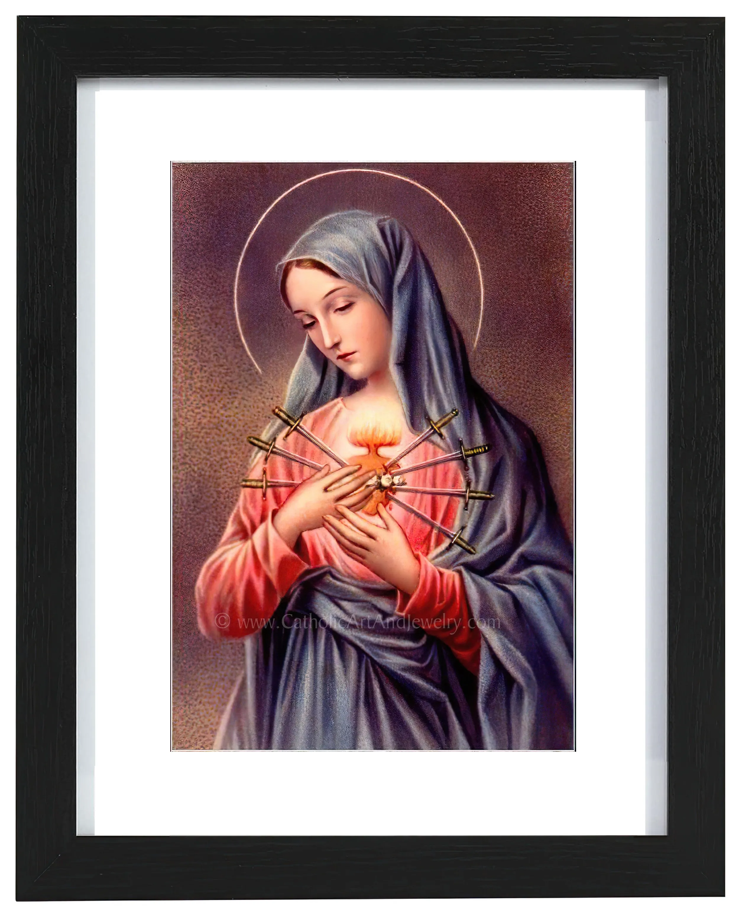 Our Lady of Sorrows – Traditional Catholic Art Print – Archival Quality