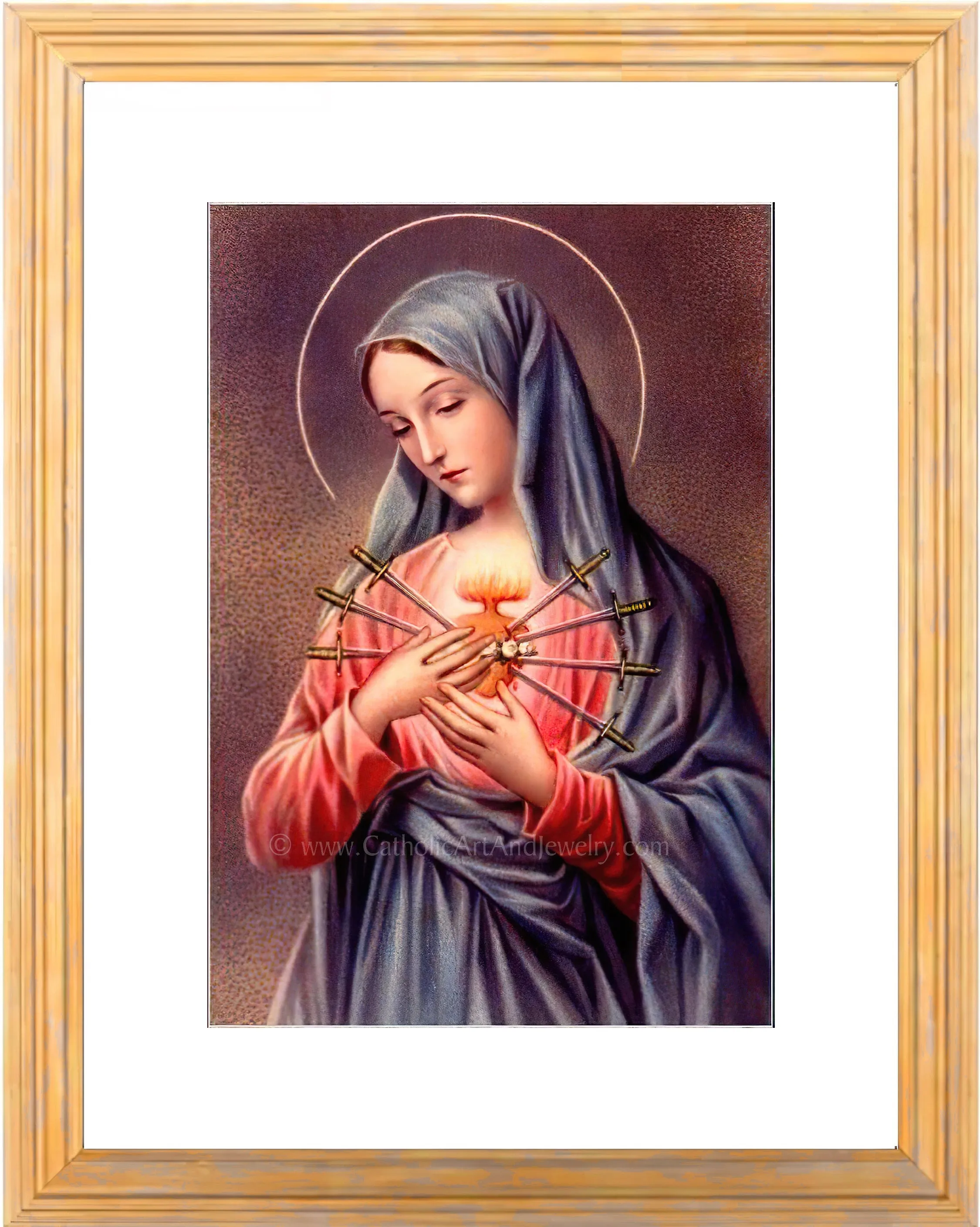 Our Lady of Sorrows – Traditional Catholic Art Print – Archival Quality