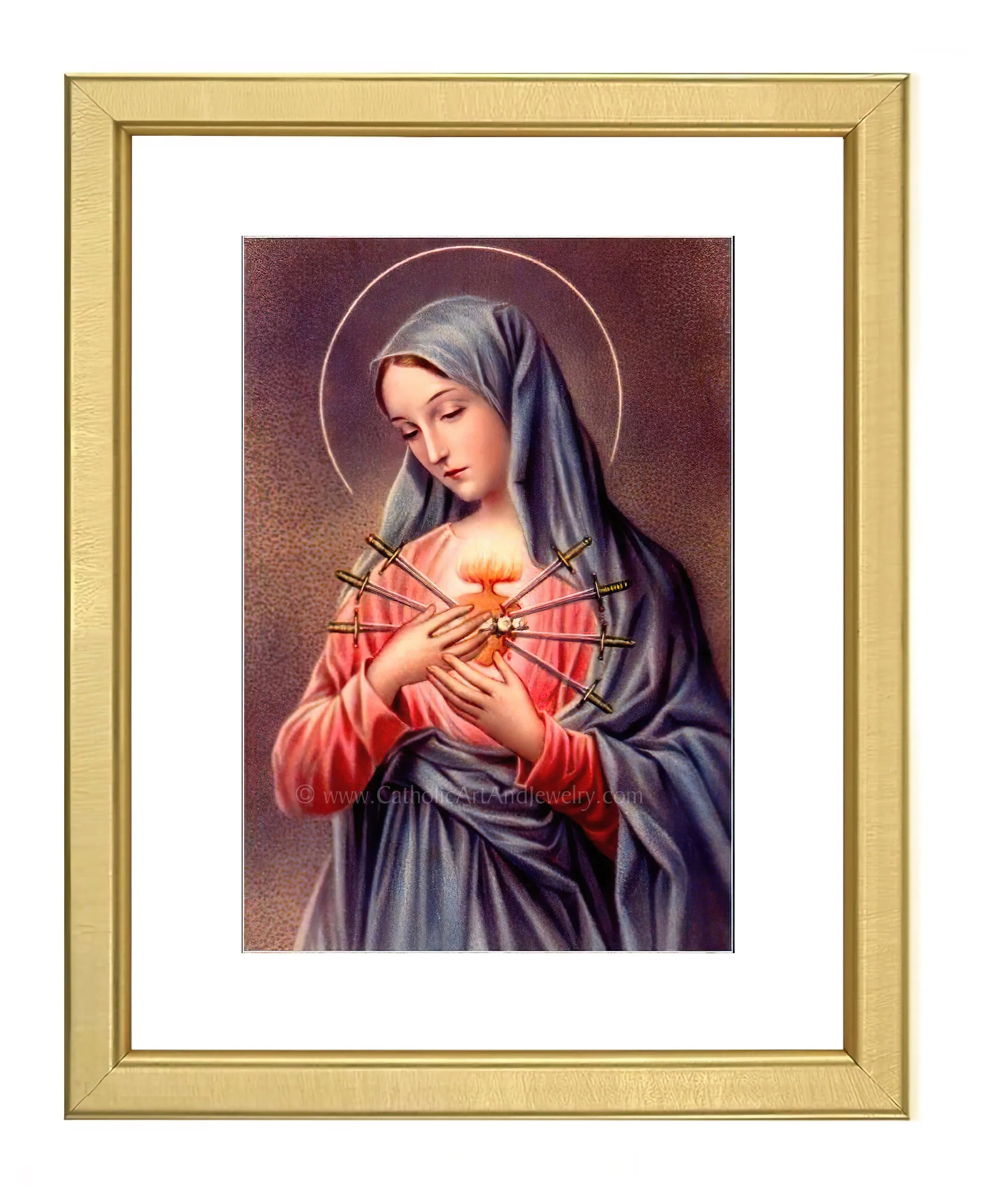 Our Lady of Sorrows – Traditional Catholic Art Print – Archival Quality