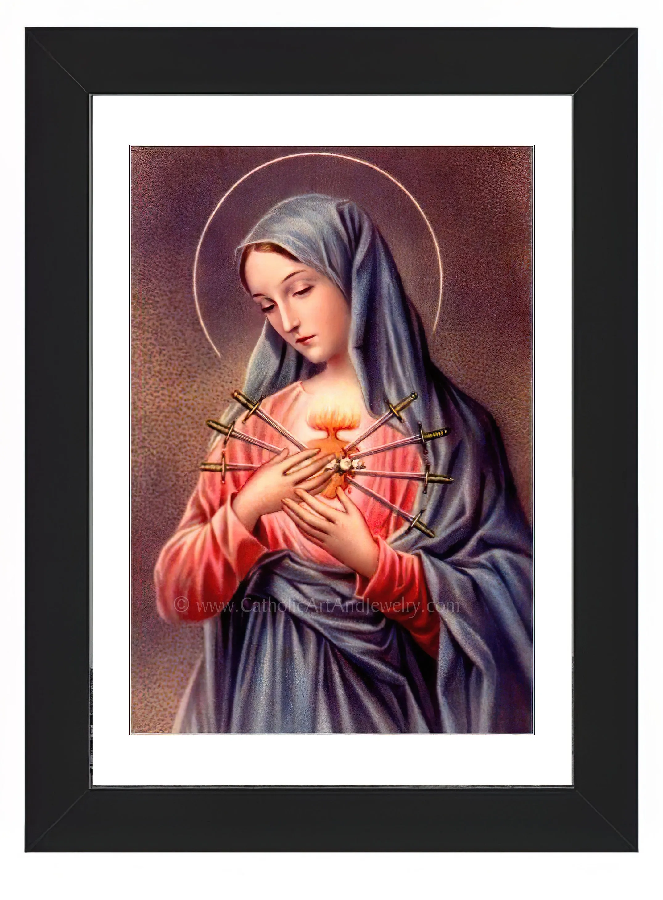 Our Lady of Sorrows – Traditional Catholic Art Print – Archival Quality