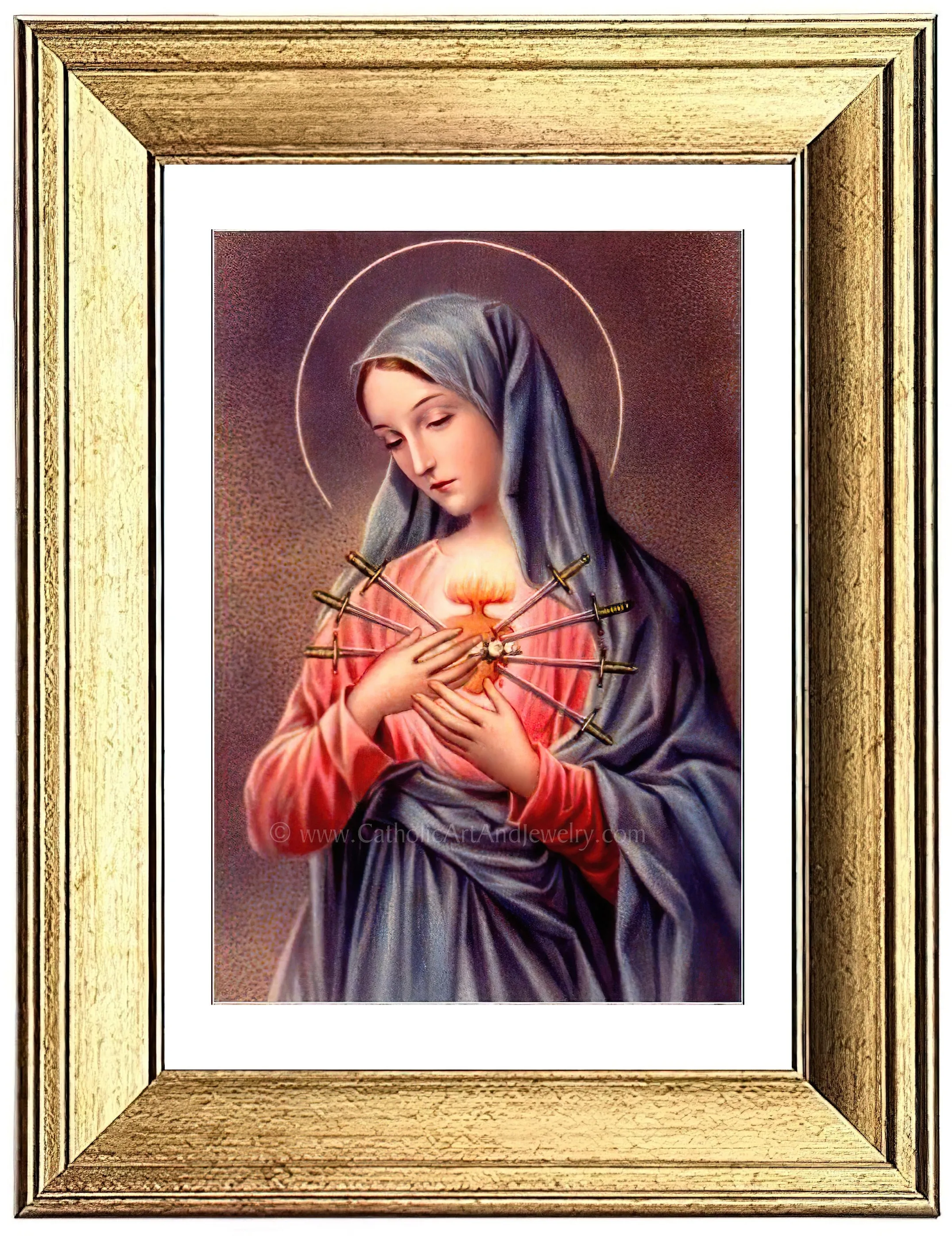 Our Lady of Sorrows – Traditional Catholic Art Print – Archival Quality
