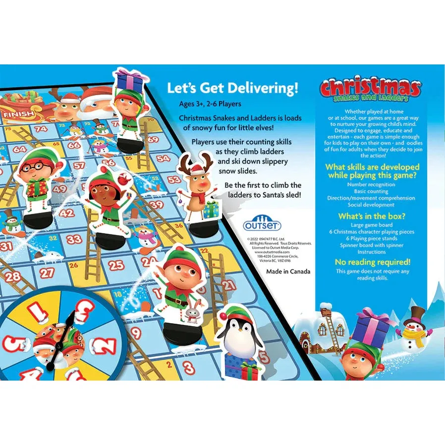 Outset Media Christmas Snakes and Ladders