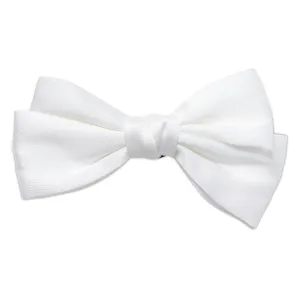 Oversized Regal White Bow Jibbitz