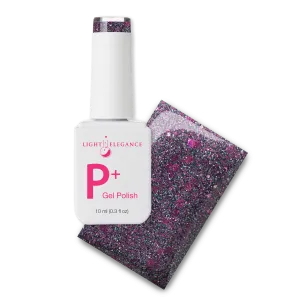 P  Part Time Pessimist, Glitter Gel Polish, 10 m