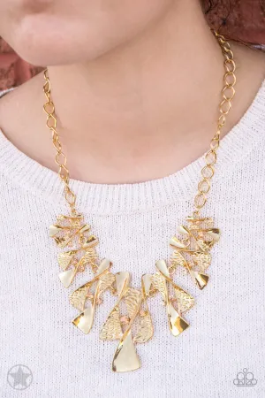 Paparazzi The Sands of Time - Gold Necklace