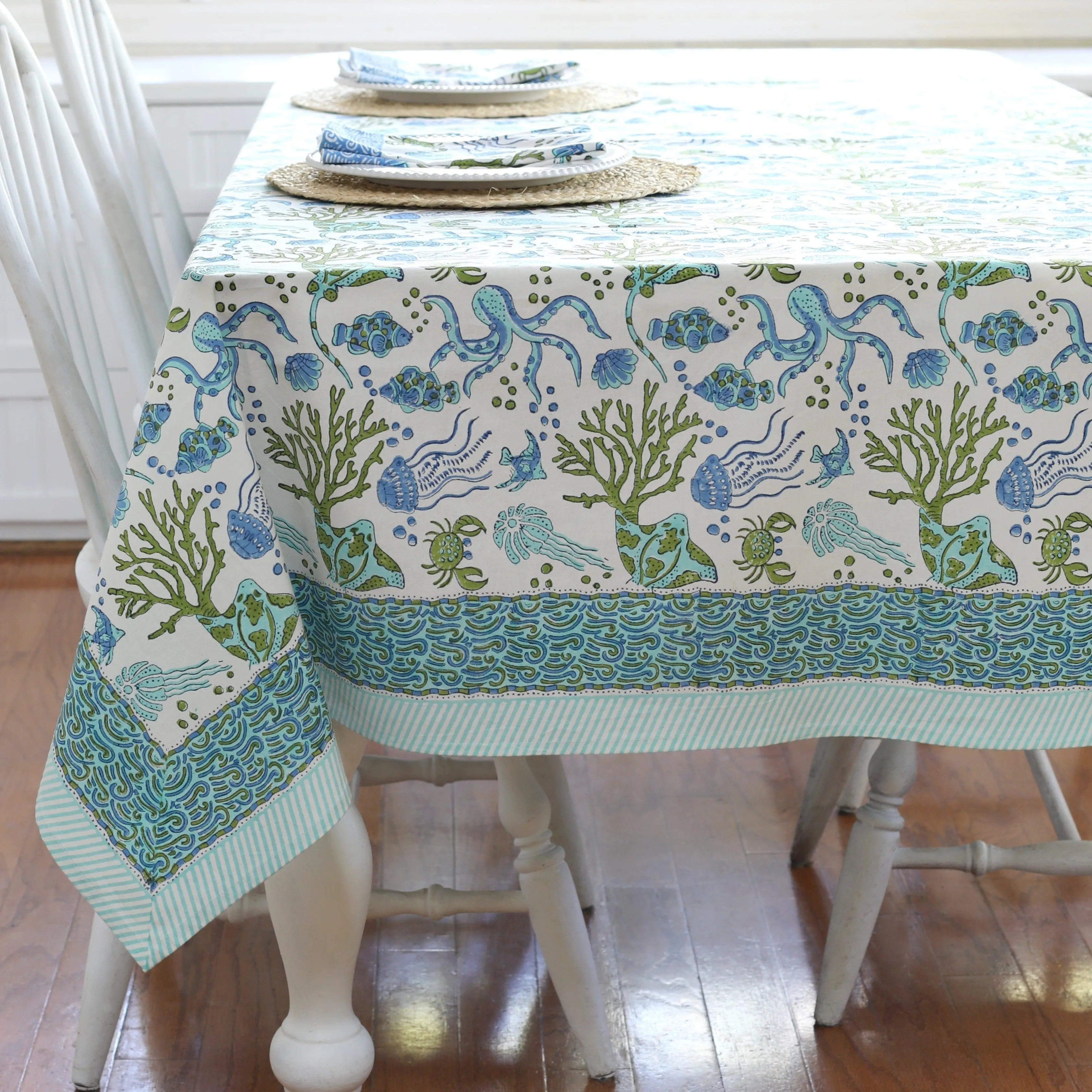 PAR Tablecloth Sea Life