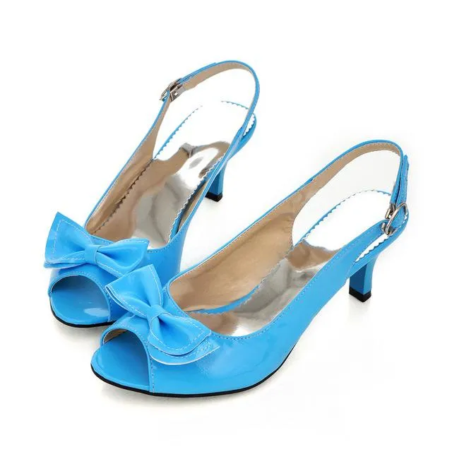 Peep Toe High Heels Summer Sandals Shoes
