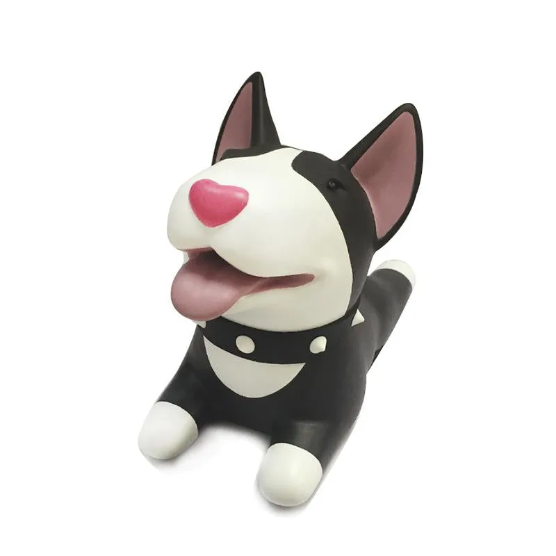 Pet Me Doggie Black Bull Terrier Door Stopper