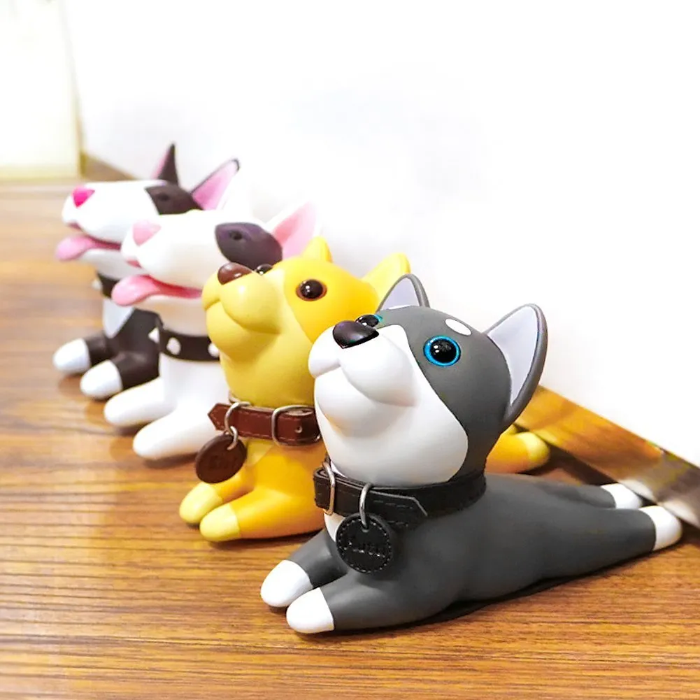 Pet Me Doggie Black Bull Terrier Door Stopper