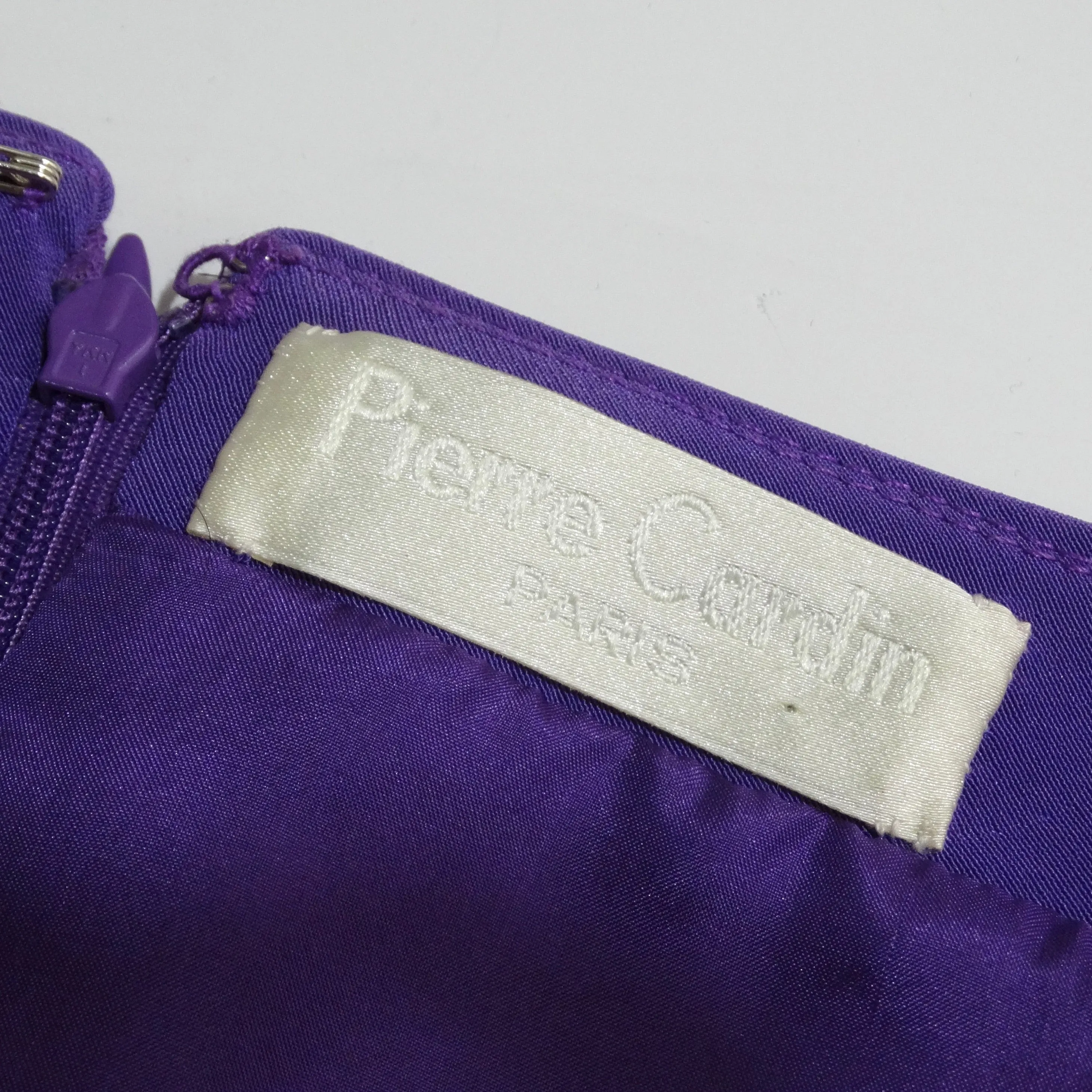 Pierre Cardin Purple Studded Dress