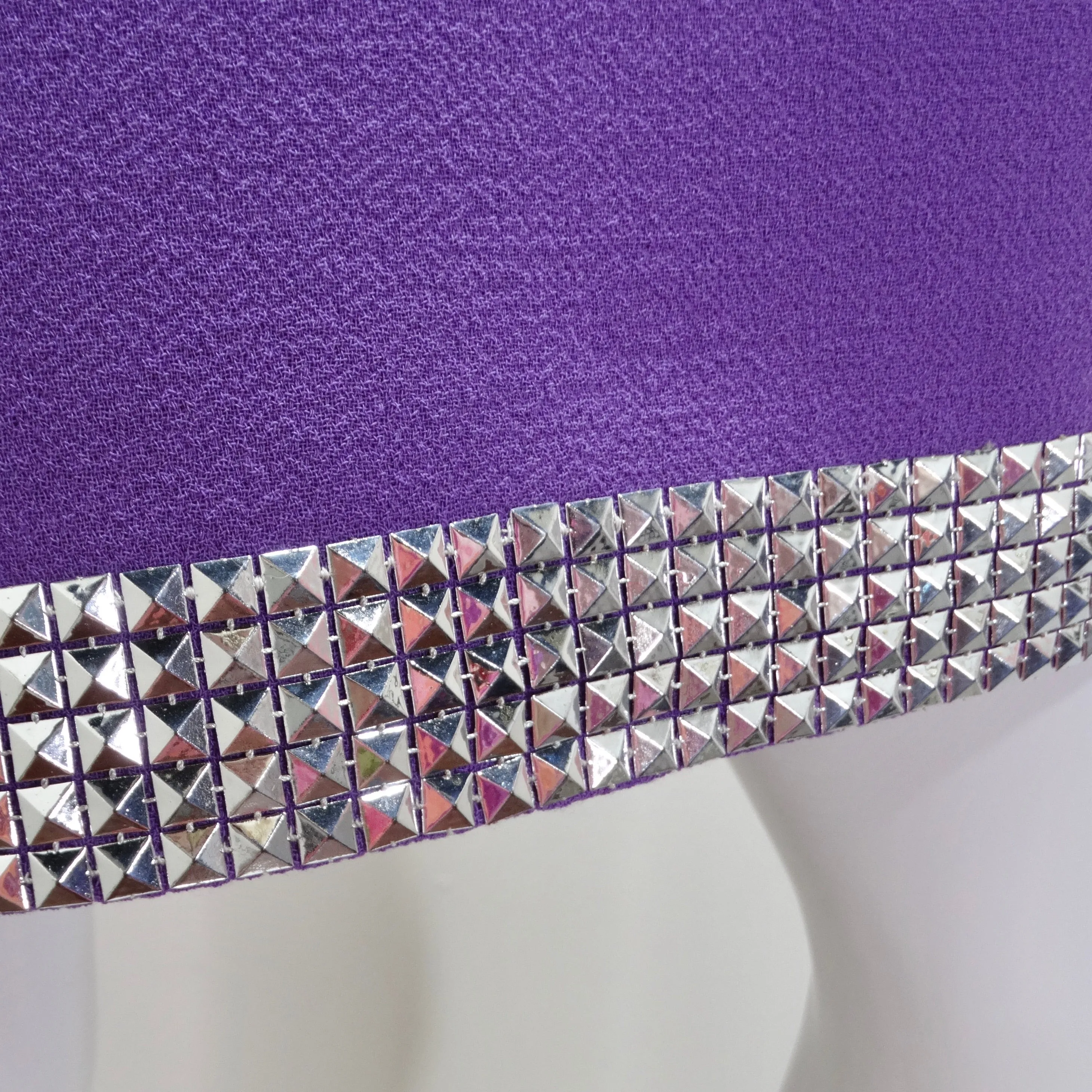 Pierre Cardin Purple Studded Dress