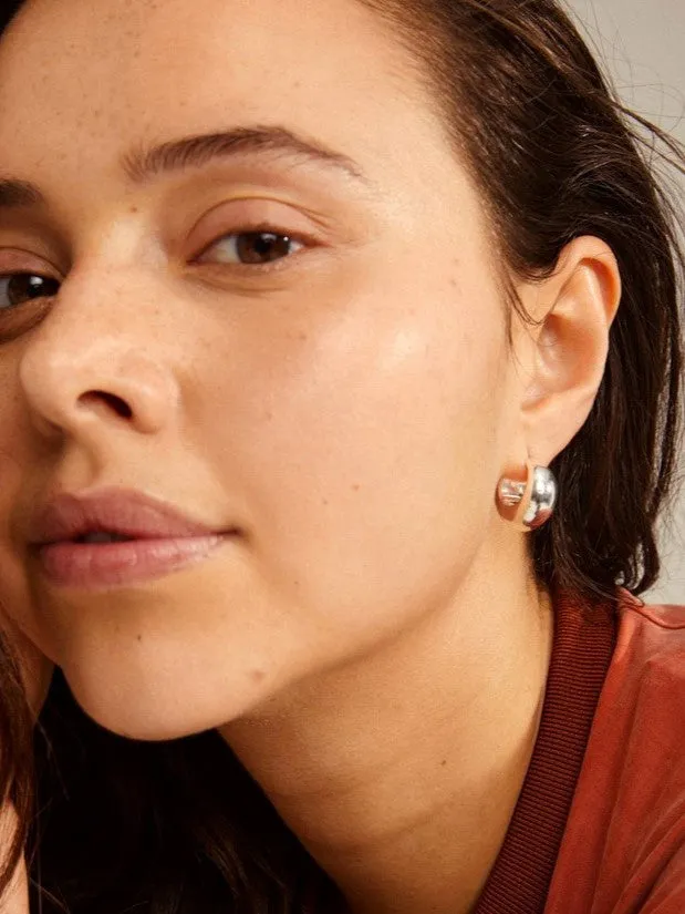 PILGRIM Ioanna Chunky Hoop Earrings
