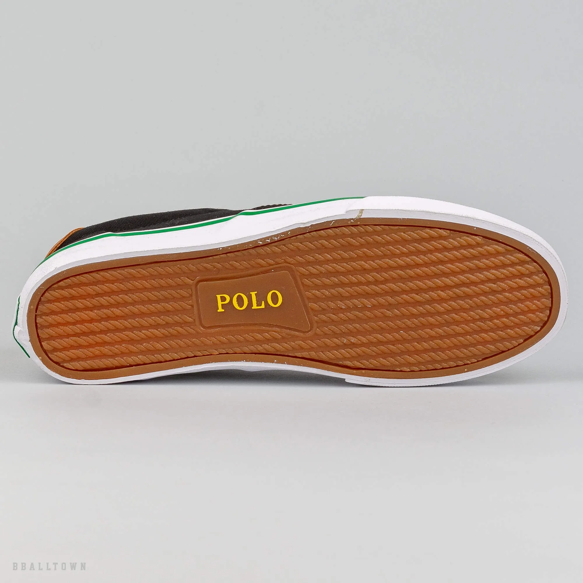 Polo Ralph Lauren THORTON SNEAKERS Black/English Green Pp