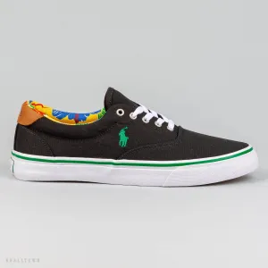 Polo Ralph Lauren THORTON SNEAKERS Black/English Green Pp