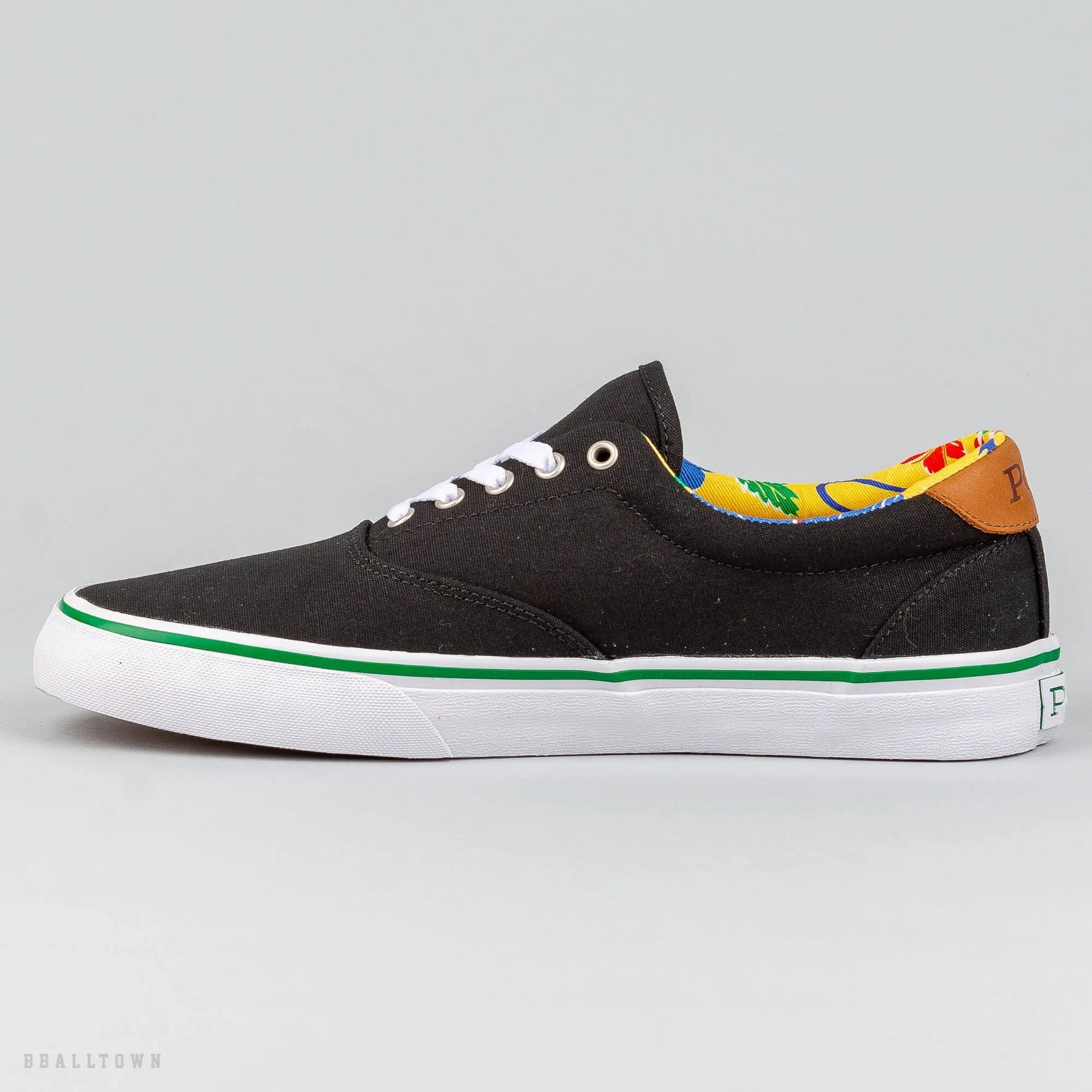 Polo Ralph Lauren THORTON SNEAKERS Black/English Green Pp