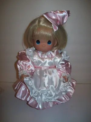 Precious Moments Girl Doll In Pink