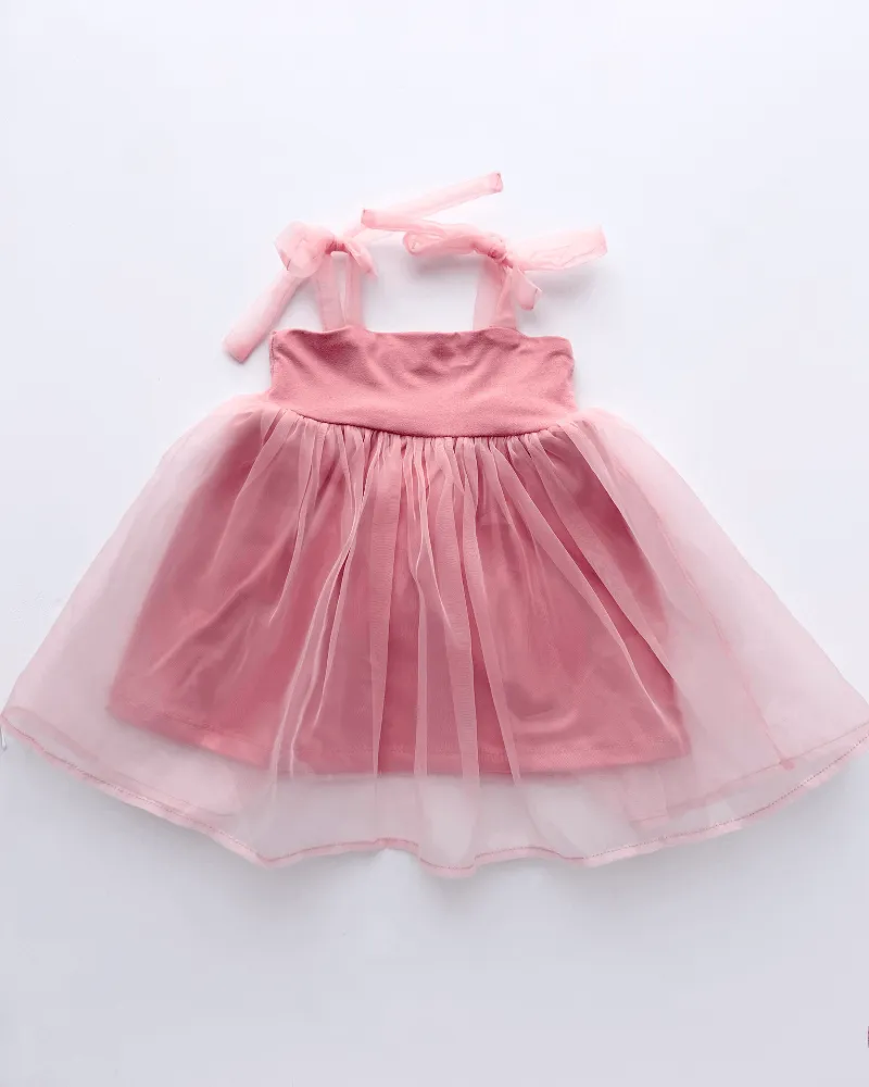 PREORDER! Corrin Tulle Dress - Mauvelous Pink