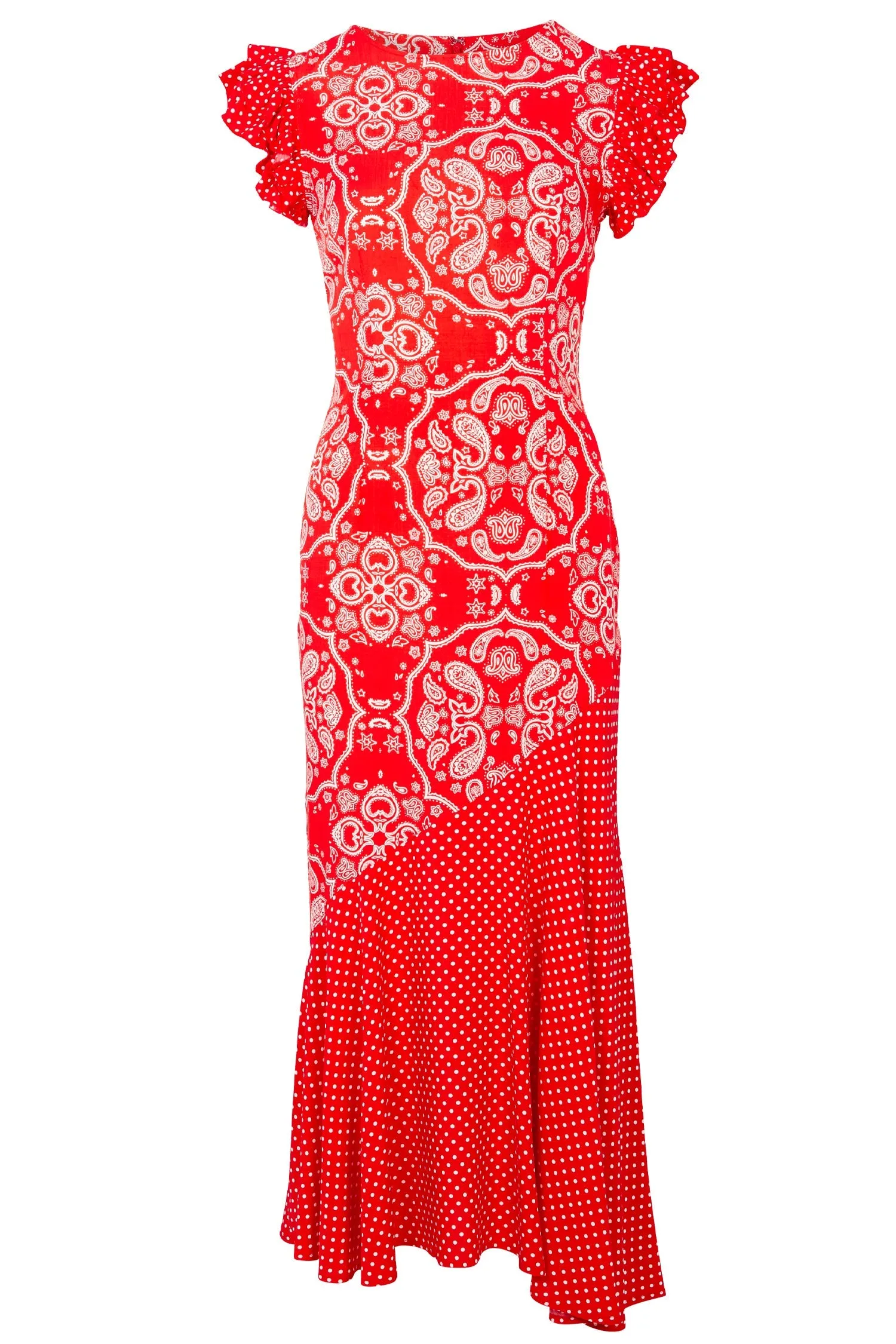 Red Bandana Remi Dress